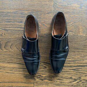 Church's Famous English Black Monkstrap Loafers Size 39